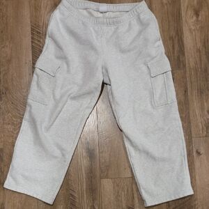 Aritzia Light Gray Cargo Joggers